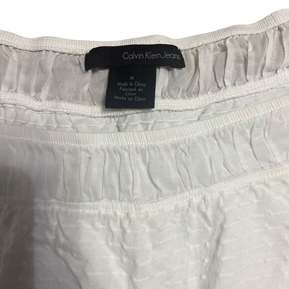 Calvin Klein Cottage Baby Doll Top Size Medium - Picture 3 of 3